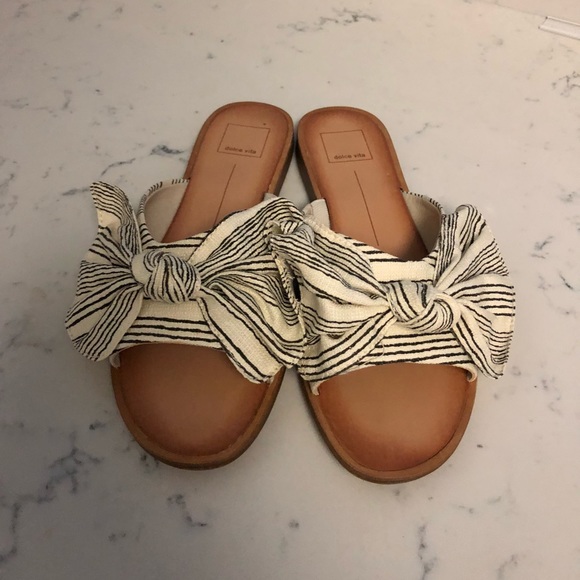 dolce vita bow sandals